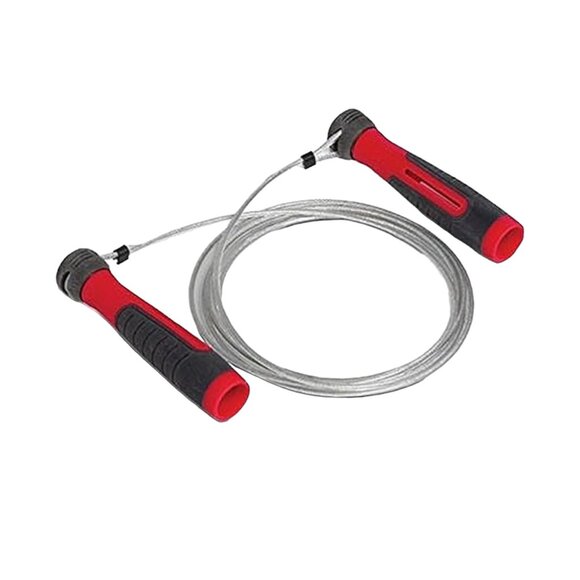 Harbinger Pro Speed Adjustable Jump Rope 10ft Red Professional Quality Fitness - Picture 1 of 3